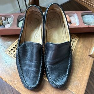 Frye black loafers